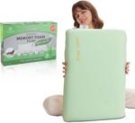 Premium Scented Memory Foam Pillow – Orthopaedic Support with Cooling Fabric, Breathable & Hypoallergenic – Anti Snore - Reduces Sleep Apnoea, stress & Anxiety (Aloe Vera) - Image 2