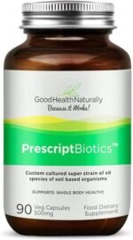 PrescriptBiotics Probiotics Supplement for Digestive Health - Colon Cleanse, Digestion, Gas, Bloating and Cramping Relief - Gut and Overall Health - 90 Veggie Capsules 500mg - Good Health Naturally - Image 2