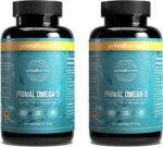 Primal Harvest Omega 3s- Fish Oil Supplement with EPA and DHA Fatty Acids as Well as Vitamin E, for Men & Women, 2 Pack: 60 Servings - Image 2