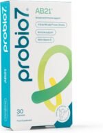 Probio7 AB21 – Gut-Lung Axis & Immune Support. Digestive Probiotic Supplement with Vitamin D3 & 2 Billion Bacterial Cultures, for Immune Support & Gut Health - 30 Capsules - Image 2