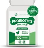 Probiotics For Dogs - Yeast Balance - Dog Probiotic for Gut Health, Diarrhea, Wind, Anal Gland - Tummy Settler - Itchy Skin - 120 Tablets with Prebiotics and Digestive Enzymes - Image 2