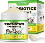 Probiotics Powder for Dogs, Probiotic Supplement with Digestive Enzymes & Prebiotics for Dog, Dogs Probiotic Supplements Support Gut Health, Digestive Health & Immune Function| Dog Supplies - 120g - Image 2