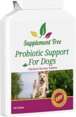 Probiotics for Dogs 120 Chicken Flavour Tablets - Advance Multi Strain Dog Probiotic & Prebiotic Tablets - Probiotics Supplement For Dogs With Added Digestive Enzymes - Image 2