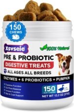 Probiotics for Dogs 150 Chews,Dog Probiotics for Gut Health,Itchy Skin, Yeast Balance and Immune System,Dog Probiotic Supplements Duck flavor - Image 2