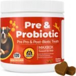 Probiotics for Dogs, Dog Probiotics for Gut Health, 120 Soft Chew Dog Probiotic Tablets, Digestion & Defecation Support with Pumpkin for Sensitive Stomachs, Diarrhoea, Anti-Scooting & Stool Quality - Image 2