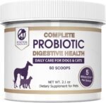 Probiotics for Dogs and Cats, 5 BILLION CFU Max Strength Canine Feline Probiotic Powder for Digestive Health Pet Supplement, 60 Powder Scoop - Image 2