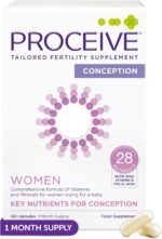 Proceive® Fertility Supplements for Women - Conception Vitamins for Trying to Conceive - Contains Zinc, Folic Acid, Vitamin D - 60 Capsules (1 Month Supply) - Vegan - Image 2
