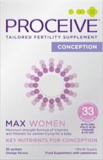 Proceive® MAX Women - Fertility Supplement for Conception - Pregnancy Vitamins for Women Trying to Conceive - Zinc, Folic Acid, Vitamin D - 30 Sachets (1 Month Supply) - Certified Vegan - Image 2