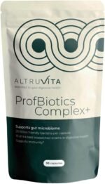 ProfBiotics Complex+ 20 Billion, 10-Strain Probiotic, High Strength, for IBS, Bloating, Diarrhoea, Constipation & Immunity, 2-Month Supply, 60 Capsules, Vegetarian, Made in The UK - Image 2