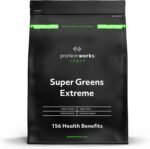 Protein Works - Super Greens Extreme, 150+ Health Benefits, Tropical Punch, Vegan, 41 Active Ingredients, No Added Sugar, 83 Servings, 1kg - Image 2