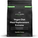 Protein Works - Vegan Diet Meal Replacement Extreme | Plant Based Meal Replacement Shake | Added Vitamins | Aids Weight Loss | 8 Servings | Vanilla Crème | 500g - Image 2