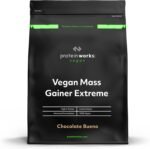 Protein Works - Vegan Mass Gainer Extreme, High Calorie, Up to 50g Protein, 100% Plant Based, 5 Shakes, Chocolate Bueno, 1kg - Image 2