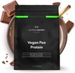 Protein Works - Vegan Pea Protein, Chocolate Silk, Premium Vegan Protein, Pea Protein Isolate, 24g Protein Per Serving, Low Fat, Low Carbs, 100% Plant-Based & Natural, 16 Servings, 500g - Image 2