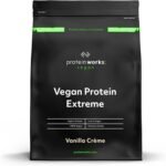 Protein Works - Vegan Protein Extreme, Premium Vegan Protein Powder, Plant-Based Protein Shake, Essential Amino Acids, Vitamins & Minerals, Low Sugar, Vanilla Crème, 57 Servings, 2kg - Image 2