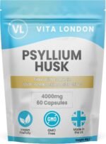 Psyllium Husk Capsules 4000mg | Fibre Supplement with Acidophilus Probiotic | 180 Capsule for Men & Women (Not Powder or Tablets) | Vegan, UK Made - Image 2