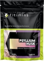 Psyllium Husk Fibre Supplement 1400mg | High Strength Vegan Capsules | 120 Count | 2-Month Supply | Prebiotic Soluble Fibre for Weight Loss, Digestion, Gut Health & Bloating | Fitimins - Image 2