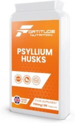 Psyllium Husks Capsules | Psyllium Husk Fiber Supplement | Natural Soluble Fibre Supplements 750mg 90 Vegan Capsules | for Digestion, Colon Cleanse Weight Loss & Bowel Health, Keto Friendly - Image 2