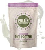 Pulsin - Natural & Unflavoured Vegan Rice Protein Powder - 250g - 8.1g Protein, 0.4g Carbs, 43 Kcal Per Serving - Low Carb, Gluten Free, Plant Based, Palm Oil Free & Dairy Free - Image 2