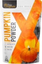 Pumpkin X by Paw Originals – 100% Pure Pumpkin Powder for Dogs 250g | Natural Digestive Supplement & High Fibre Topper | Firm Stools, Gut Health, Anal Gland Support, Make into Puree - Image 2