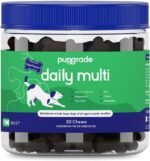PupGrade Daily Multivitamin for Dogs - All-in-One Supplement for Digestive, Immune, Skin and Coat Health - 32 Healthy Nutrients, Probiotic Enzymes, Omega Fish Oil, Vitamins A, C, D & E - 30 Soft Chews - Image 2