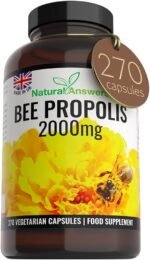 Pure Bee Propolis 2000mg – 270 Capsules 135 Servings - 100% Suitable for Vegetarians Bees Propoli - Image 2