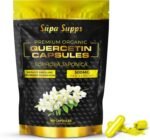 Pure Bio Quercetin 500mg - High Strength Quercetin Capsules - Antioxidant & Flavonoid Quercitin Supplement - Natural Support for Cellular Protection & Vitality - 180 Vegan Capsules - Image 2