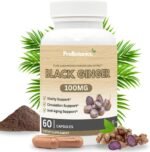 Pure Black Ginger Capsules - 60 Capsules | Kaempferia Parviflora Extract (Thai Ginseng) Supplement | Aids Physical Performance and Supports Libido, Anti-Aging and Vitality - Image 2