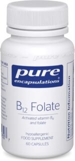 Pure Encapsulations Activated Vitamin B12 and Folate - Tiredness & Fatigue Supplement - 60 Capsules - Image 2