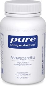 Pure Encapsulations Ashwagandha High Potency Extract 500mg - Indian Ginseng Supplement for Cognitive & Joint Function, 60 Vegetarian Capsules - Image 2