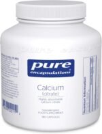 Pure Encapsulations Calcium (Citrate) - Highly Absorbable Calcium Citrate Supplement - for Bones and Teeth - 180 Capsules - Image 2