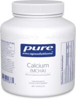 Pure Encapsulations - Calcium MCHA - Minerals, Bone and Teeth Support - 180 Capsules - Image 2