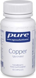 Pure Encapsulations Copper Glycinate - Support for Normal Function of The Immune System, 60 Capsules - Image 2