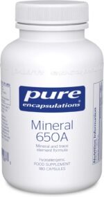 Pure Encapsulations Mineral 650A - with Calcium, Magnesium, Iron, Iodine, Selenium & Zinc - Hypoallergenic Mineral and Trace Element Formula - 180 Capsules - Image 2