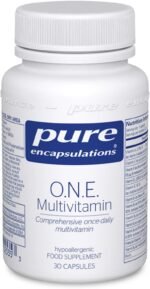 Pure Encapsulations O.N.E. Multivitamin - Comprehensive Once-Daily Multivitamin - with Vitamins A, B1, B2, B3, B5, B6, C, D, E, K, Folate & Selenium - 30 Capsules - Image 2