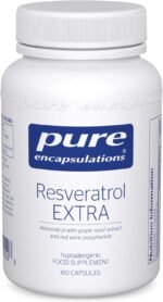 Pure Encapsulations Resveratrol Extra 100mg - Resveratrol with Grape Seed Extract and Red Wine Polyphenols - 60 Capsules - Image 2