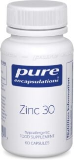 Pure Encapsulations Zinc 30 - Zinc Picolinate 30mg - Highly Absorbable Hypoallergenic Supplement - 60 Capsules - Image 2