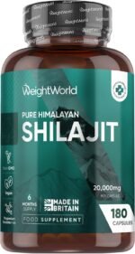 Pure Himalayan Shilajit Capsules 20,000mg | 180 Capsules | 6 Months Supply | Natural Source of Fulvic Acid | 1 per Day | Vegan-Friendly & Non-GMO - Pure Shilajit for Men & Women | Made in The UK - Image 2