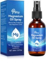 Pure Magnesium Oil Spray – Magnesium Oil - 100% Natural Magnes/ium Oils Spray for Relaxation, Sleep & Muscle Recovery – Fast-Absorbing, Gentle Formula Magnes/ium Oils for Feet, Body & Joints 60ml - Image 2