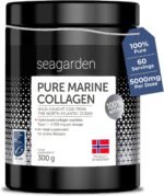 Pure Marine Collagen Powder - 5000mg - Hydrolyzed Collagen Peptides Type 1 - Supplements for Women and Men, for Hair, Skin and Nails - Unflavored, 300g, 60 Servings - Image 2
