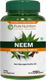 Pure Nutrition Neem Extract Capsules - 700mg | 120 Caps | Each Capsule Offers Benefits Equivalent to 2600mg Neem Leaf and Bark Powder. Non GMO | Gluten Free | 120 Days Supply - Image 2
