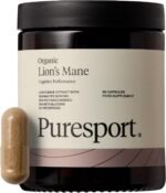 Puresport Lion's Mane Supplement (60 Capsules) | Lion's Mane Mushroom with 20% Polysaccharides | High Strength | Brain Focus, Energy and Memory | Vegan Friendly - Image 2
