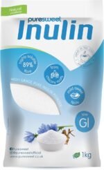Puresweet® Premium Inulin Prebiotic Fibre Powder 1kg - Chicory Root, 100% Pure Inulin, Highly Soluble, Made in The EU, Fructo Oligosaccharide (FOS), Gluten Free, Vegan. - Image 2
