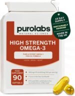 Purolabs Omega 3 Fish Oil Capsules – High Strength Omega 3 with 660mg EPA & 440mg DHA per Serving – Premium Omega 3 Capsules for Heart, Brain & Vision Support – 90 Easy-to-Swallow Softgels - Image 2