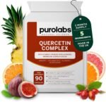 Purolabs Quercetin Supplement 500mg with Quercetin Bromelain & Vitamin C – High Strength Antioxidant & Immune Support Complex with Bioflavonoids, Rosehip & Rutin – 90 Vegan Capsules - Image 2