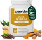 Purolabs Turmeric and Black Pepper Capsules (High Strength) - 95% Curcumin Extract Tablets with Ginger for Men & Women | 60 Vegan Capsules | Made in The UK - Image 2
