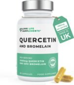 Quercetin & Bromelain Supplement | 60 Capsules -30 Servings | Powerful Antioxidant | 1000mg Quercetin (from Sophora japonica) and 500 GDU Bromelain (from Pineapple) per Serving | Love Life Supplements - Image 2