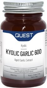 Quest - 120x Kyolic Garlic Tablets. High Strength 600mg Odourless Aged Garlic Extract for Heart, Immune, Digestive & Cognitive Health. Daily Dietary Supplement. Vegan & Gluten-Free (Pack of 1) - Image 2