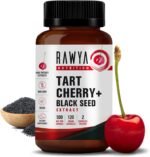RAWYA Nutrition Tart Cherry Extract Capsule - Enhanced with Black Seed Extract, 120 Capsules, 500 mg per Capsule, Antioxidant, Helps to Sleep, Immune System Booster, Gluten Free, Halal, Vegan - Image 2
