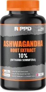 RIPPD Ashwagandha 500mg 60 Capsules | High Strength 20:1 Extract Equivalent to 10,000mg Root | Vegan Adaptogen Supplement for Stress, Sleep & Immunity Support - Image 2