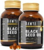 Rawya Black Seed Oil, 120 Softgels x 2 Pack, 500mg Each, Organic Cold-Pressed Black Seed Oil Capsules, Pure Nigella Sativa, Rich in Omega-3-6-9 for Skin Hair Digestion Metabolism Vitality and Wellness - Image 2